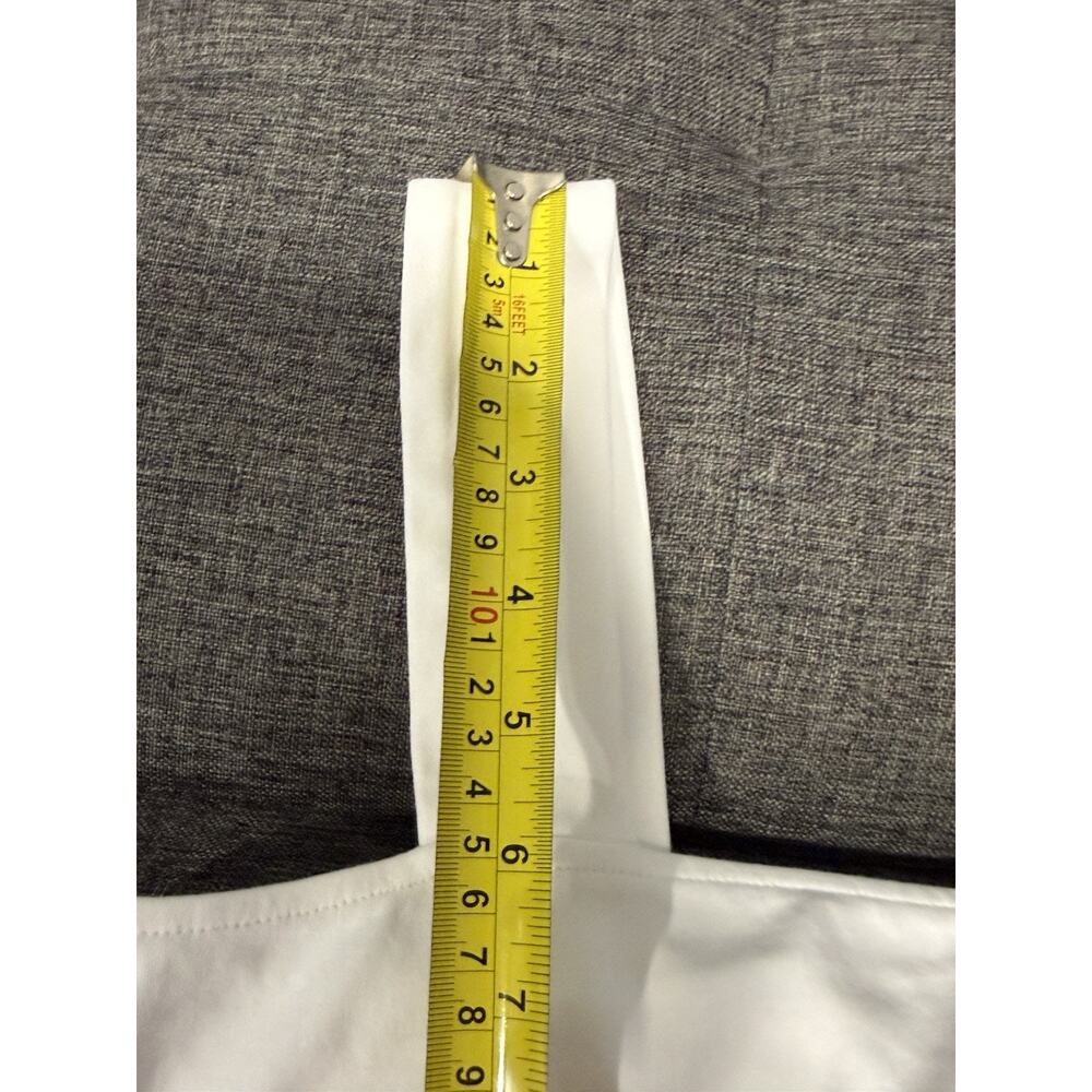 Old Navy Dress Womens XS White Sheath Mini Square Neck Pockets Jersey Casual - Picture 4 of 10